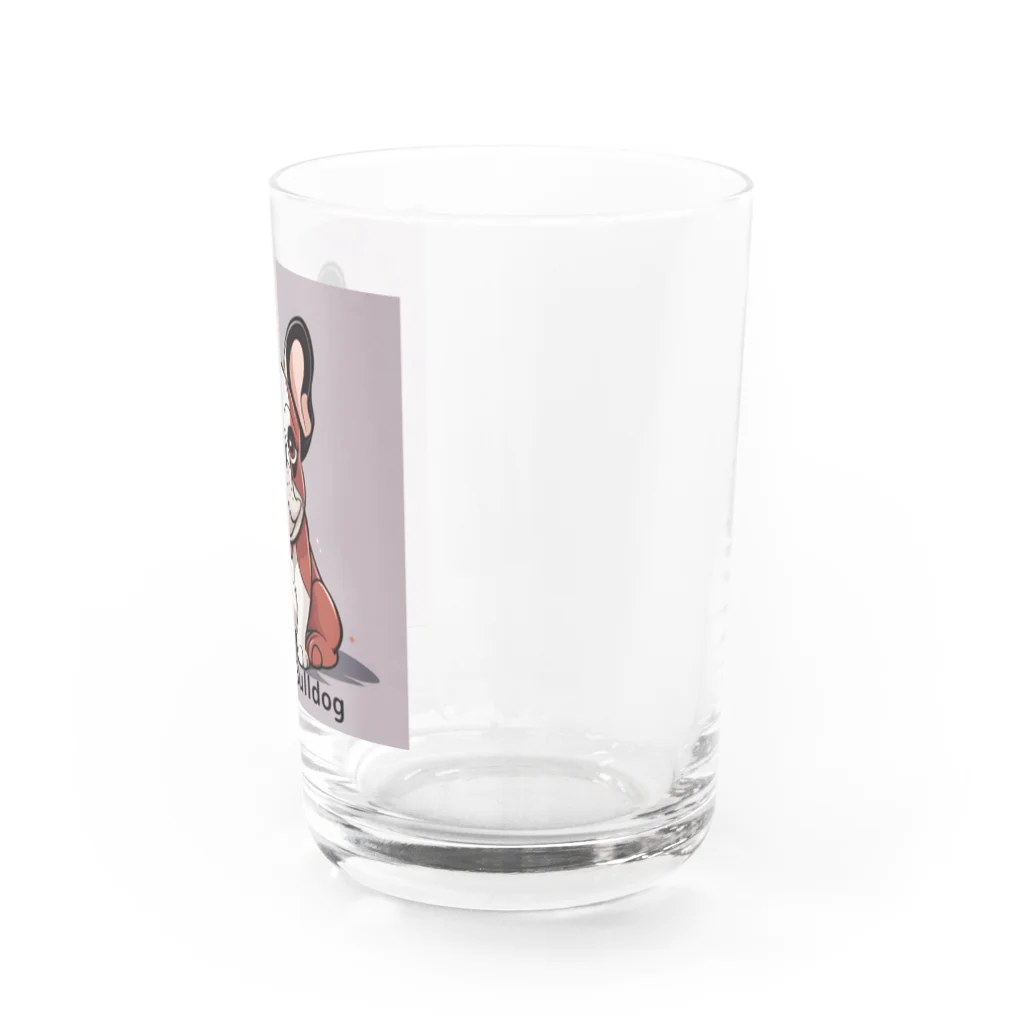 taka1005のフレンチブルドックの魅力を詰め込んだ『ブルドック・ワンダーランド』コレクション Water Glass :right