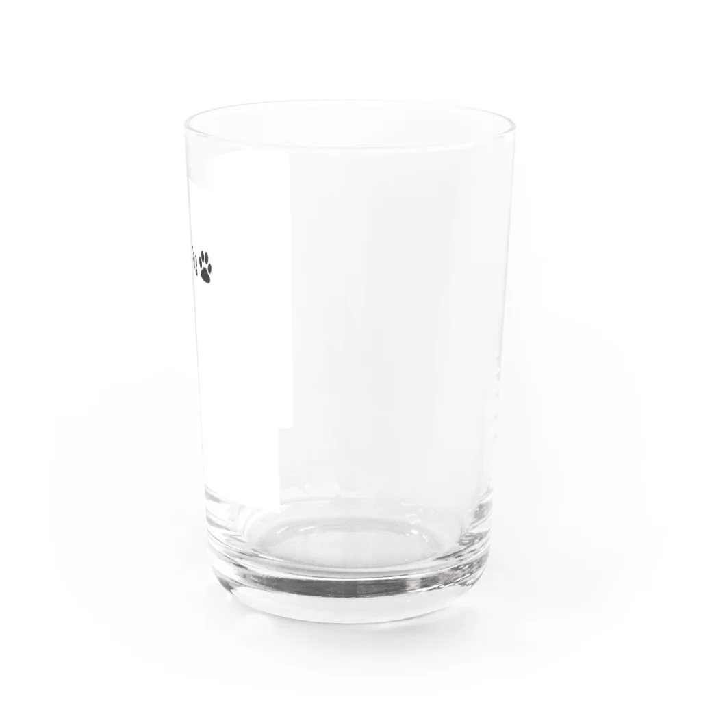 パグと添い寝のパグって最高 Water Glass :right