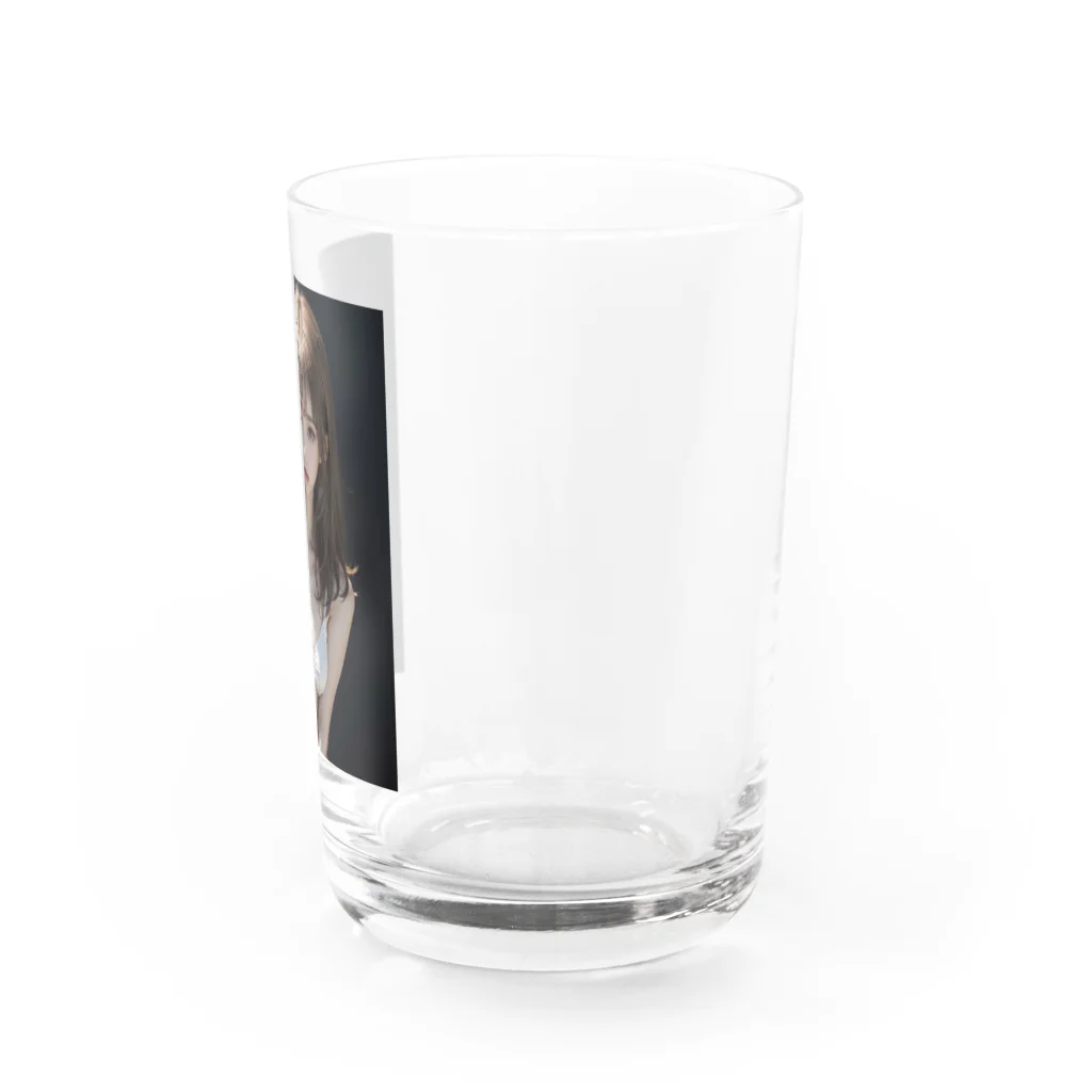 sounya sounyaの美女図鑑（白い服） Water Glass :right