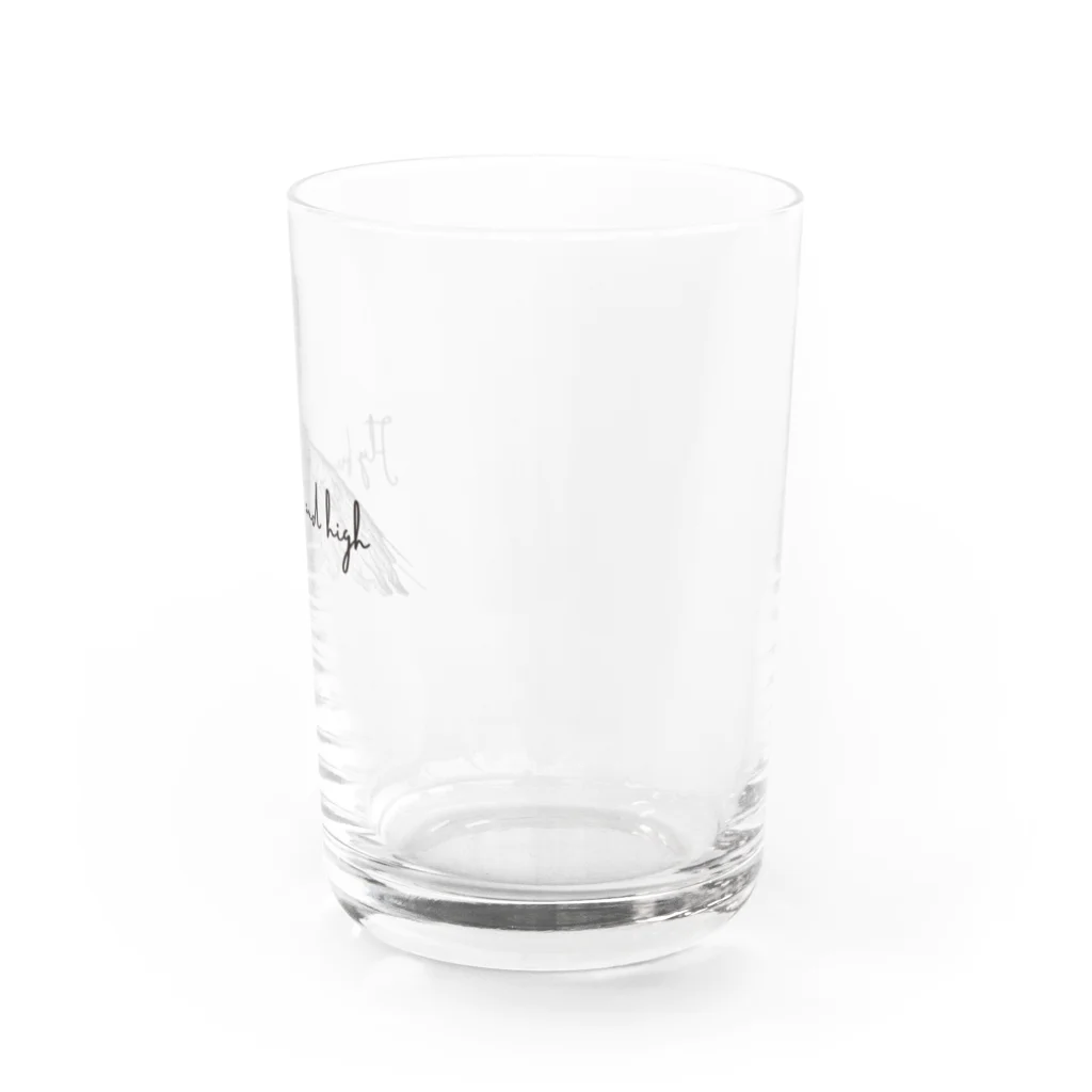 酒酔屋の爽ちゃんの自由に。高く。 Water Glass :right