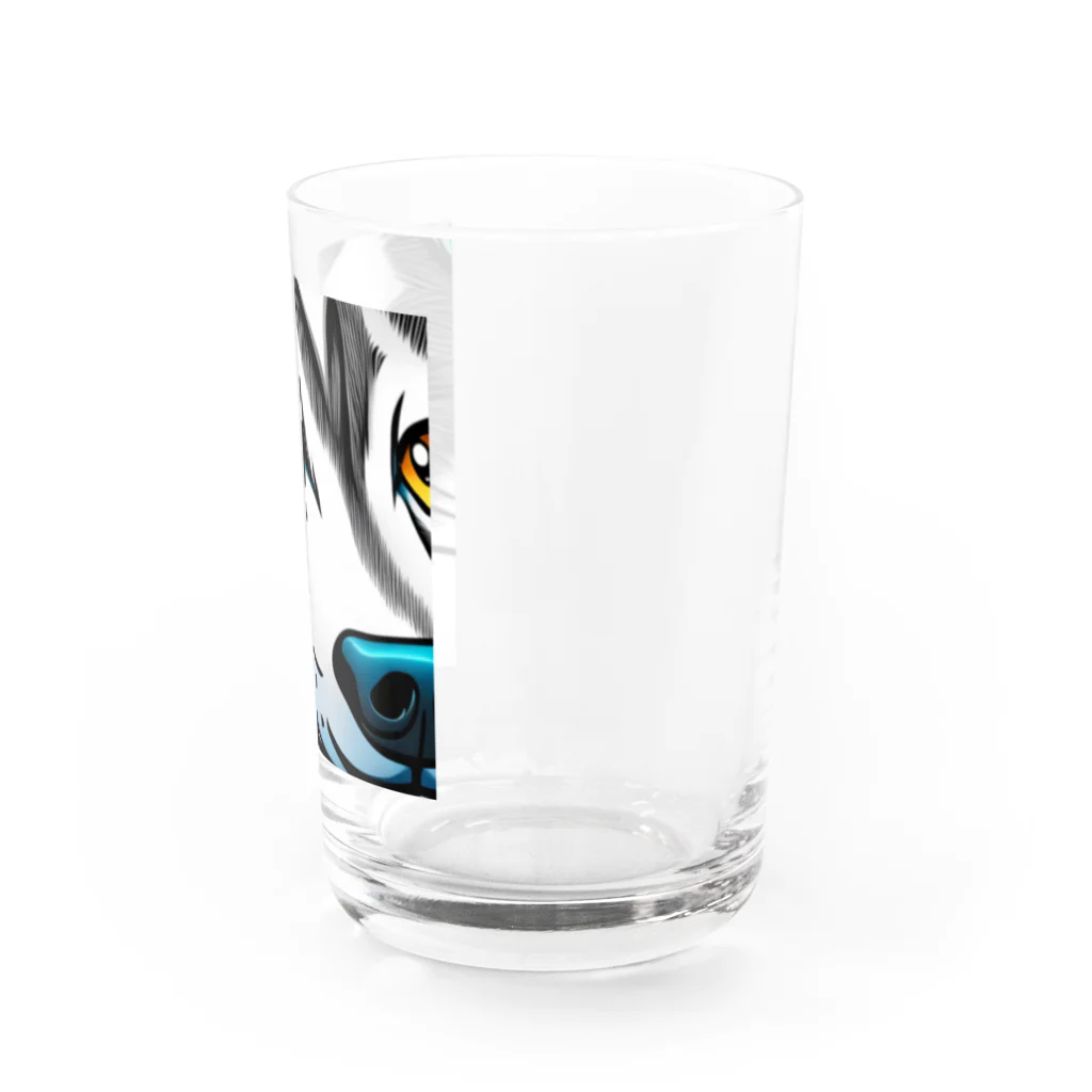 もしもショップのカッコイイ　犬 Water Glass :right