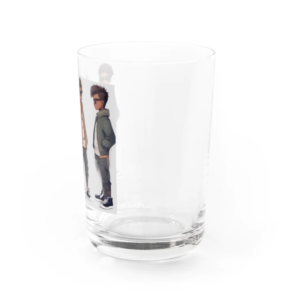 samefudeのAI少年コレクション Water Glass :right