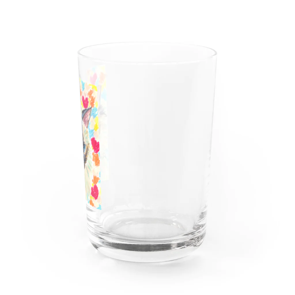 Rikonic -oilpastel-のラグドール Water Glass :right