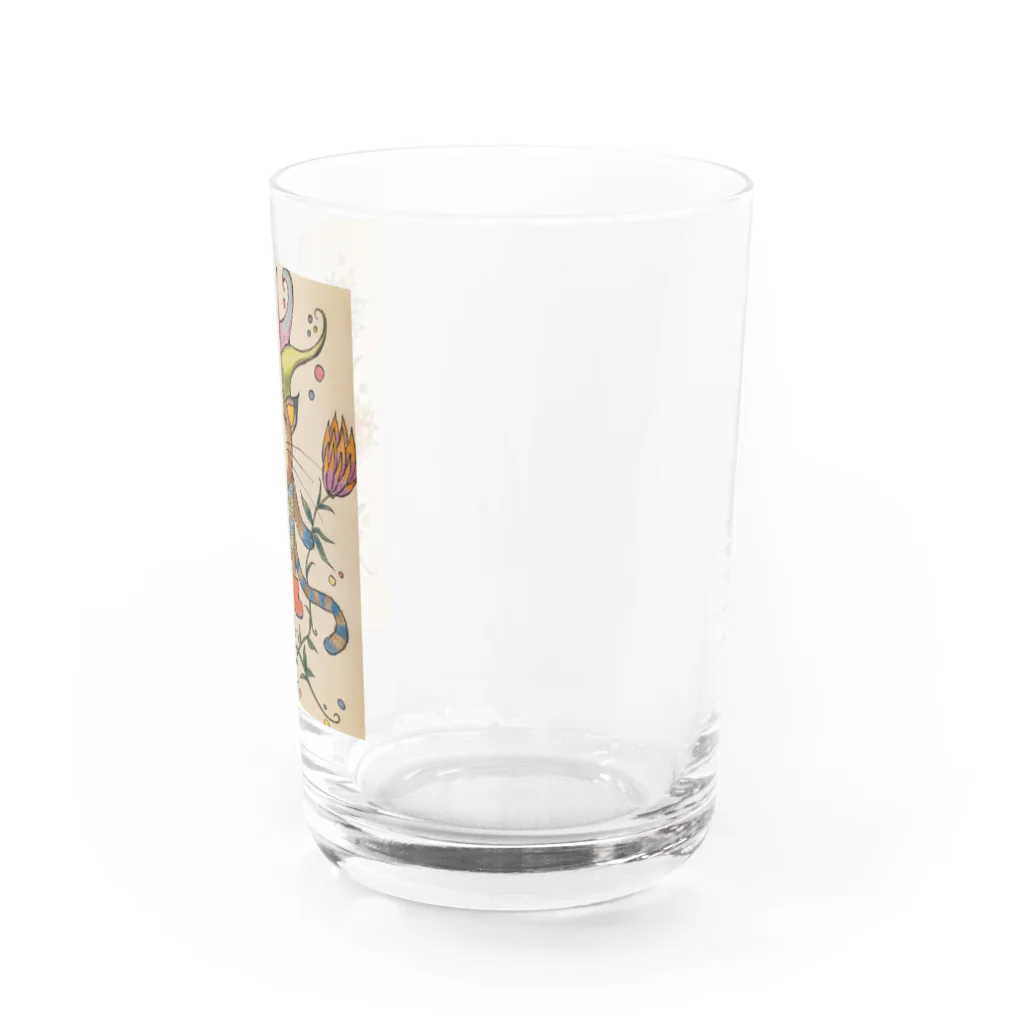 suuのカラフル猫 Water Glass :right