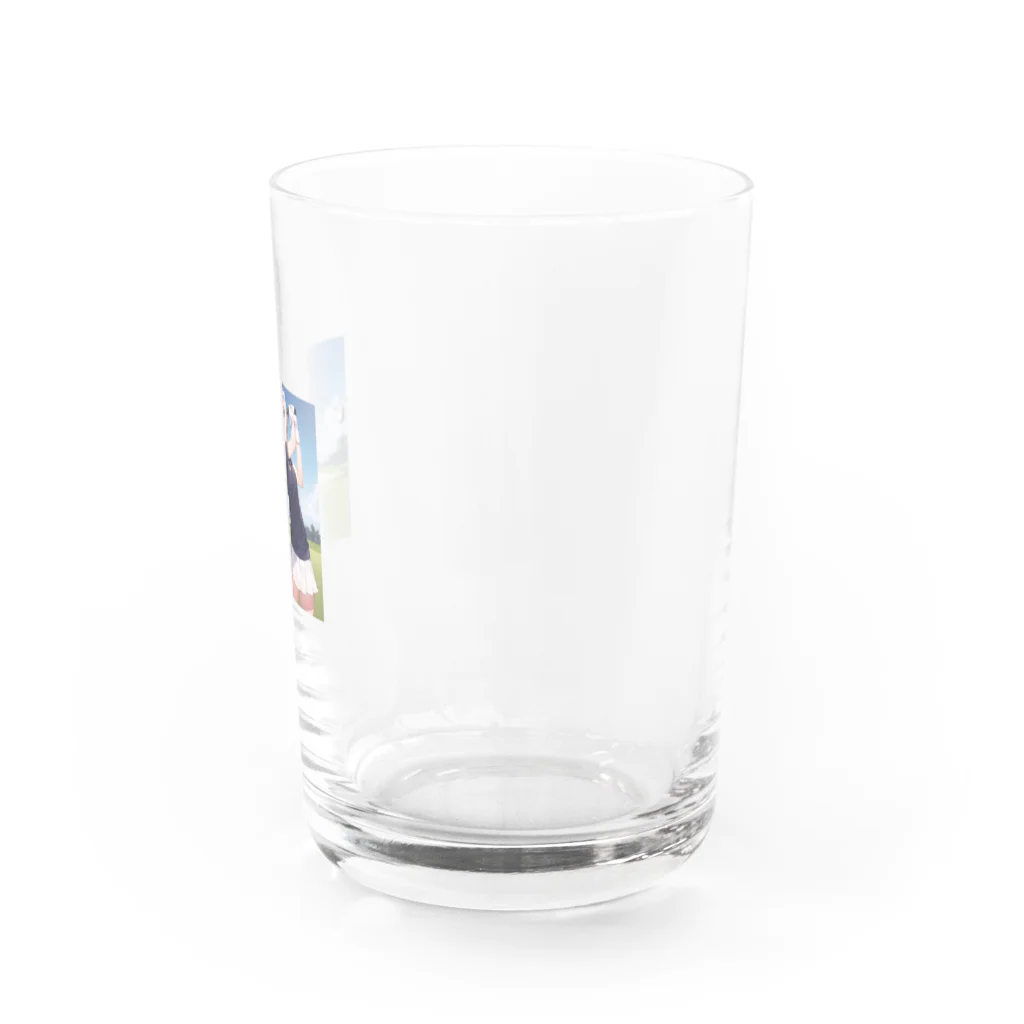 G2∞のゴルフ女子「えりりん」グッズ Water Glass :right