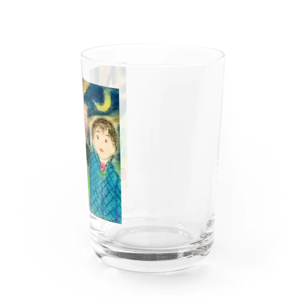 キキとココからのいおちゃん＆フクロウくん Water Glass :right