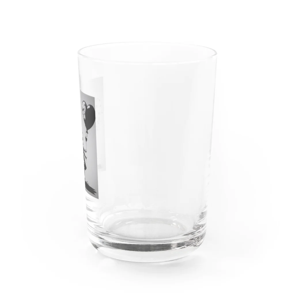 Moon公式ショップのAlice on Wall Street Water Glass :right