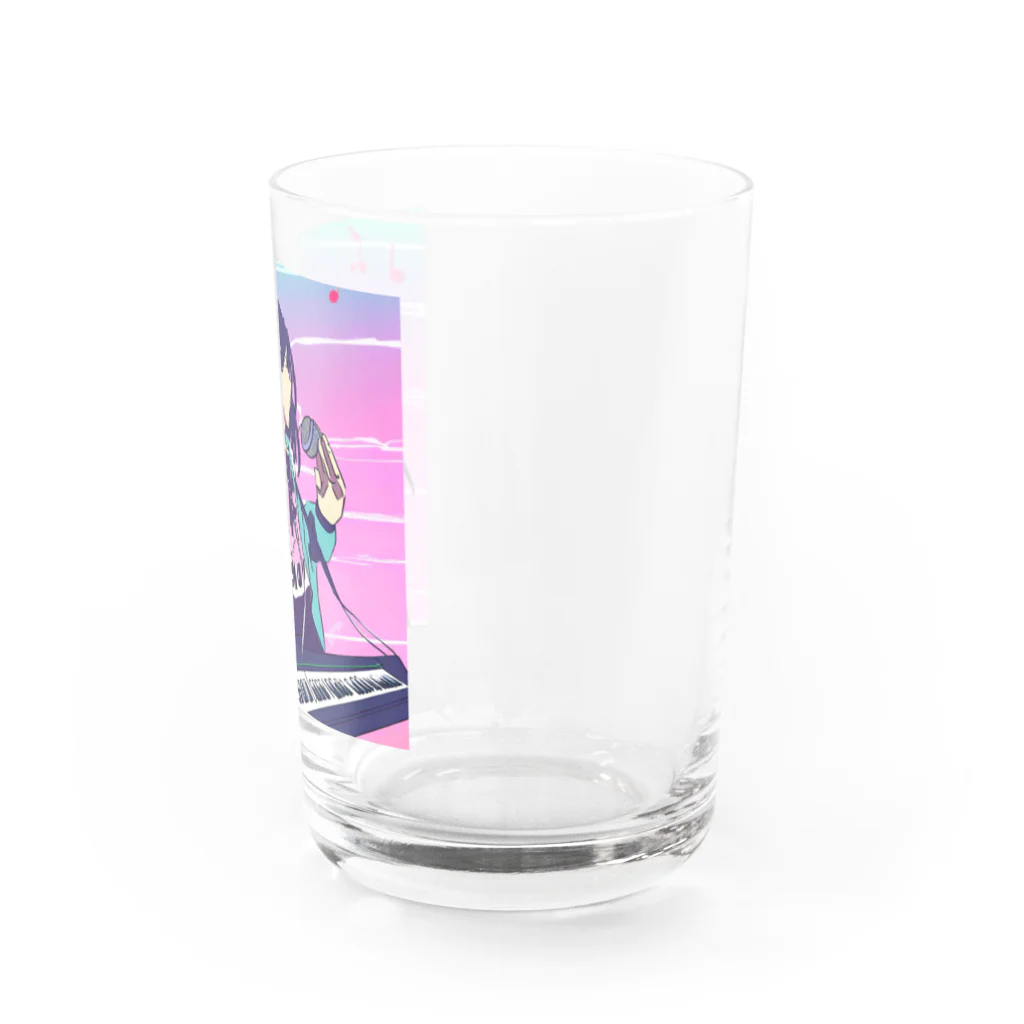 honhiroの心を打つメロディー: 感動のボーカルプリント Water Glass :right