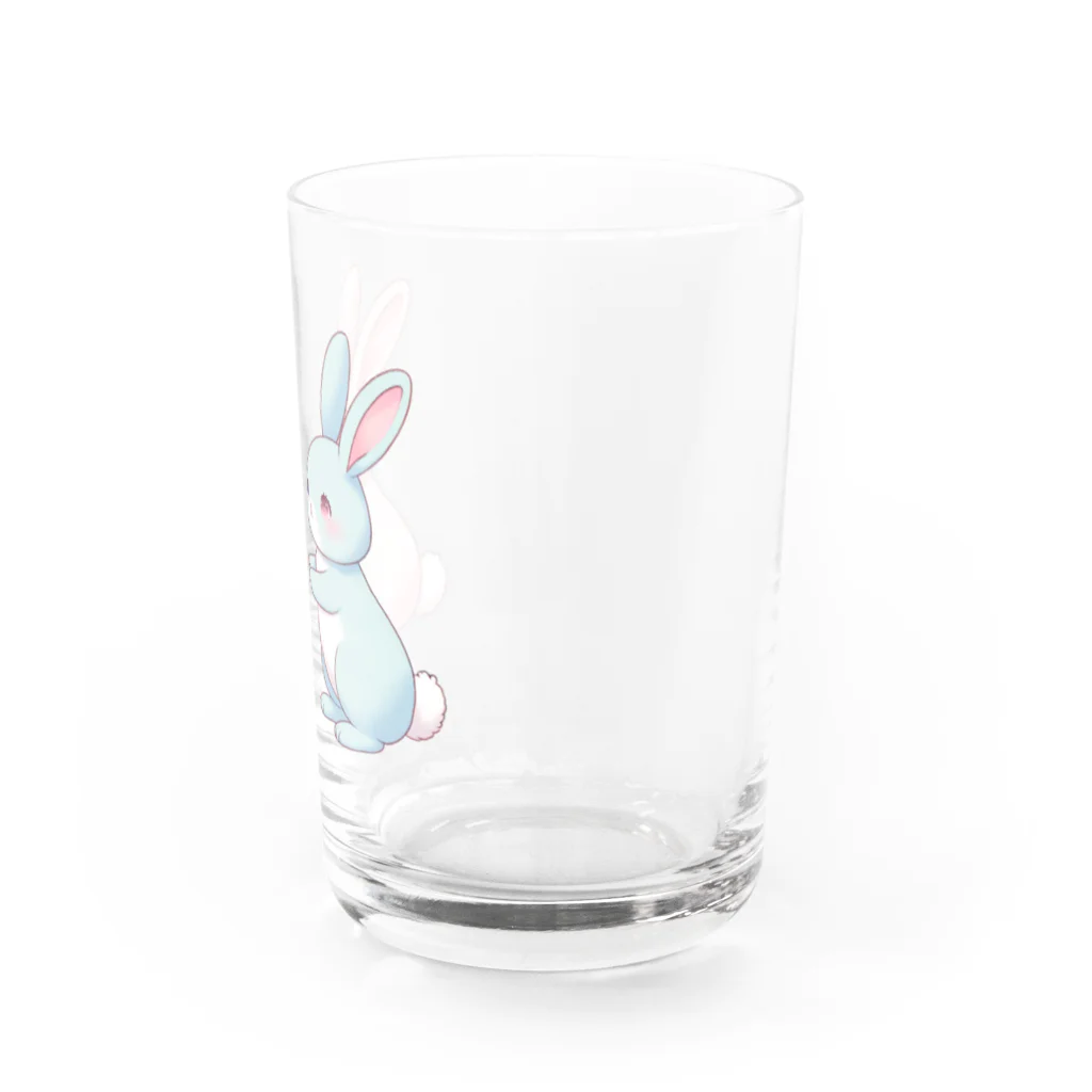 ゆるふわショップのゆるふわうさぎ Water Glass :right