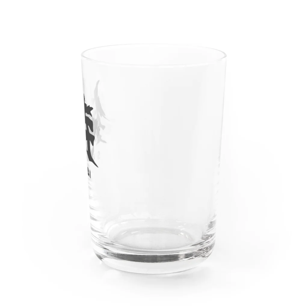 スタジオ・ロングワンのアメリカで着る侍Ｔシャツ！samurai original illustration fashion  Water Glass :right