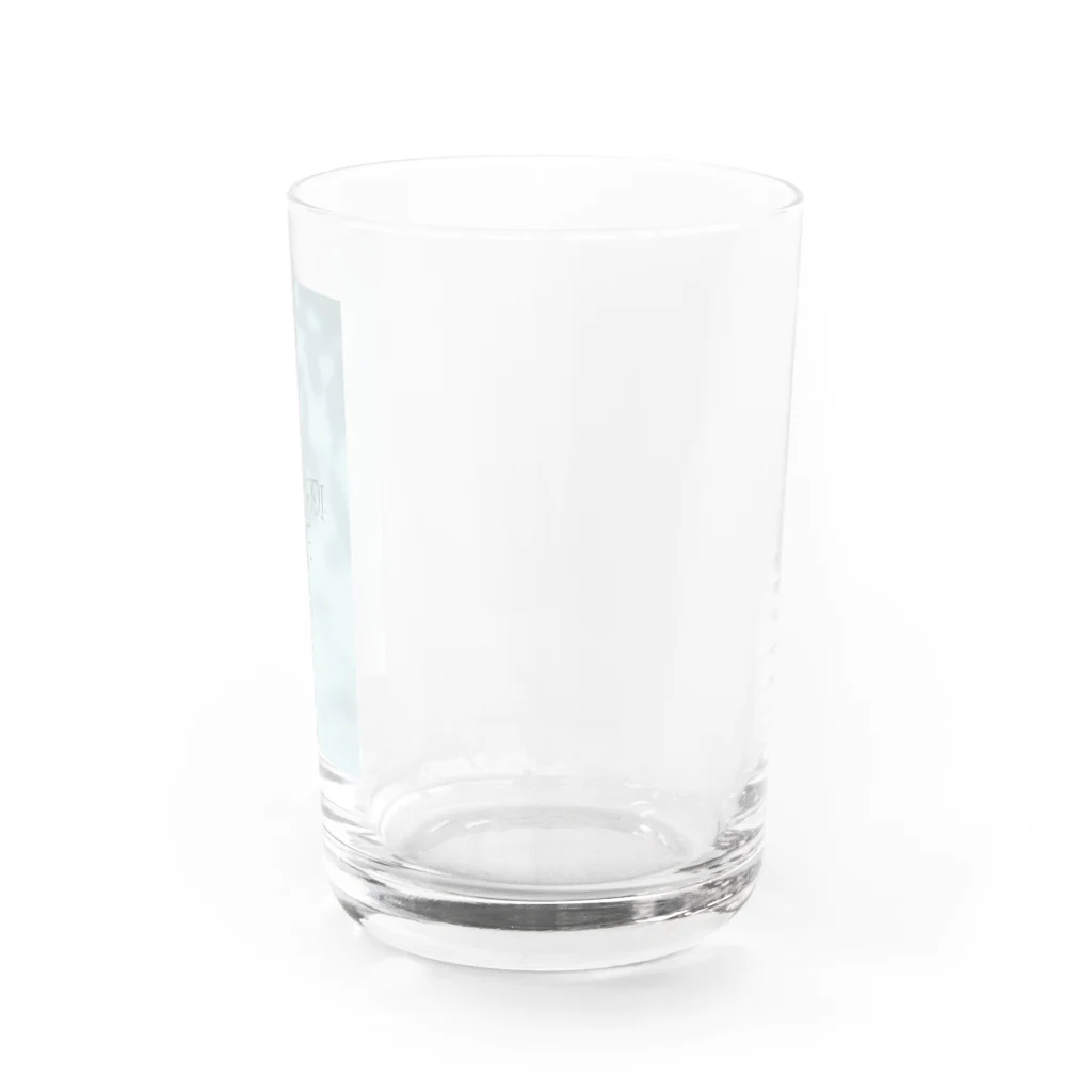 zillのフランス語だから恥ずかしくないポジティブメッセージ Water Glass :right