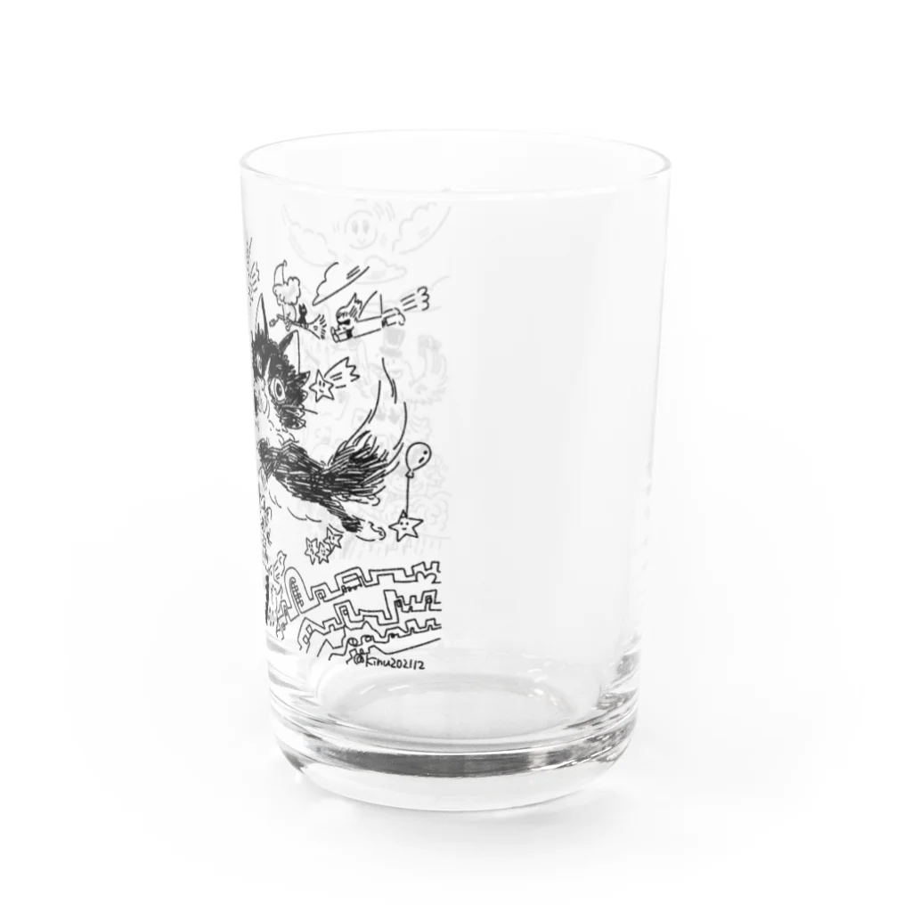 猫のきぬくんのお店の不思議な夜に Water Glass :right