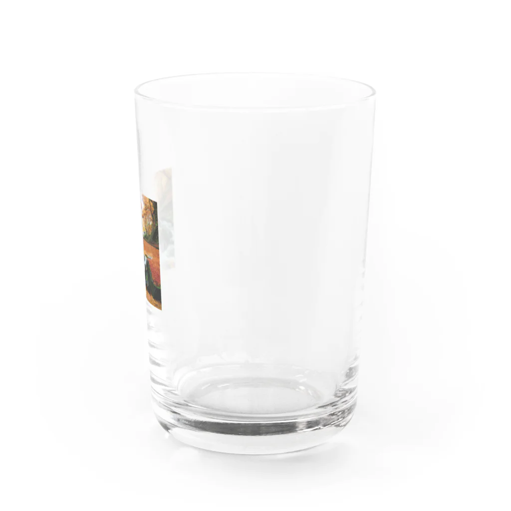 じんパパの紅葉です Water Glass :right