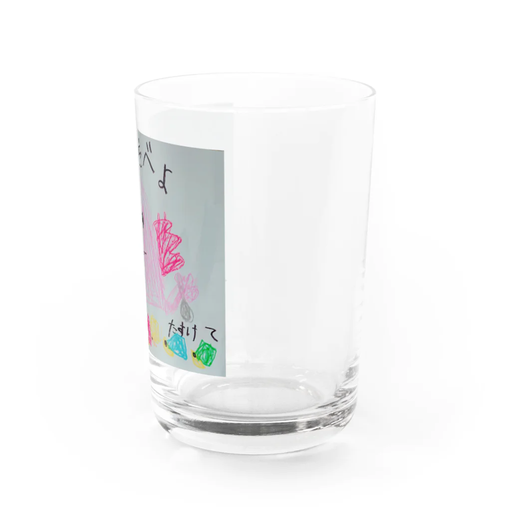 niconico shopのらくがきうーぱーちゃん Water Glass :right