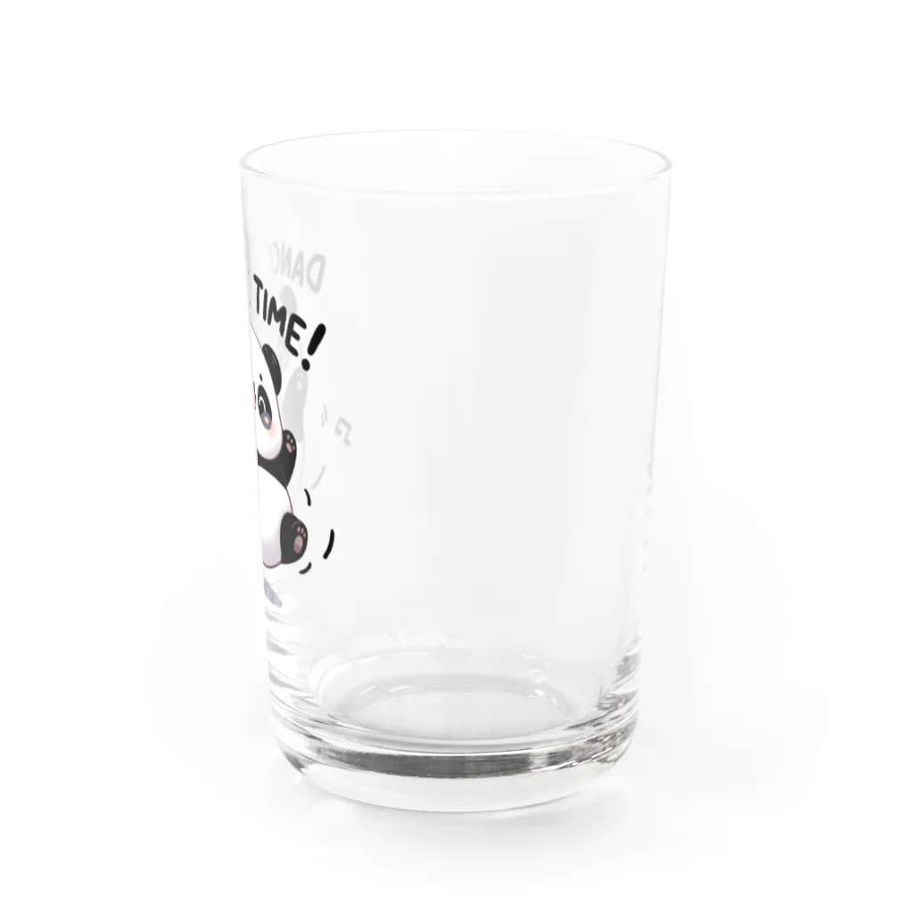 aoyama1964のダンスタイムパンダ Water Glass :right