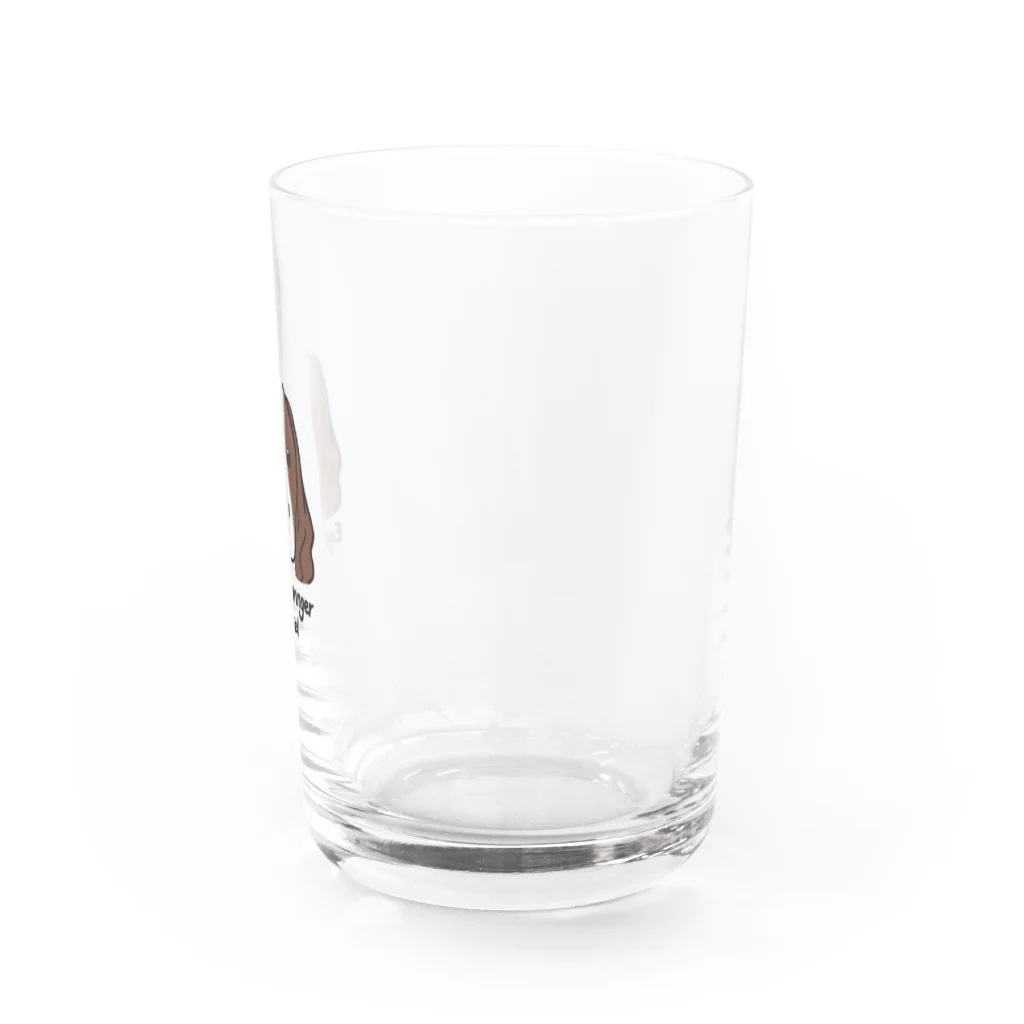 🌾おこめ🌾のワンポイントわんこ(イングリッシュスプリンガースパニエル) Water Glass :right