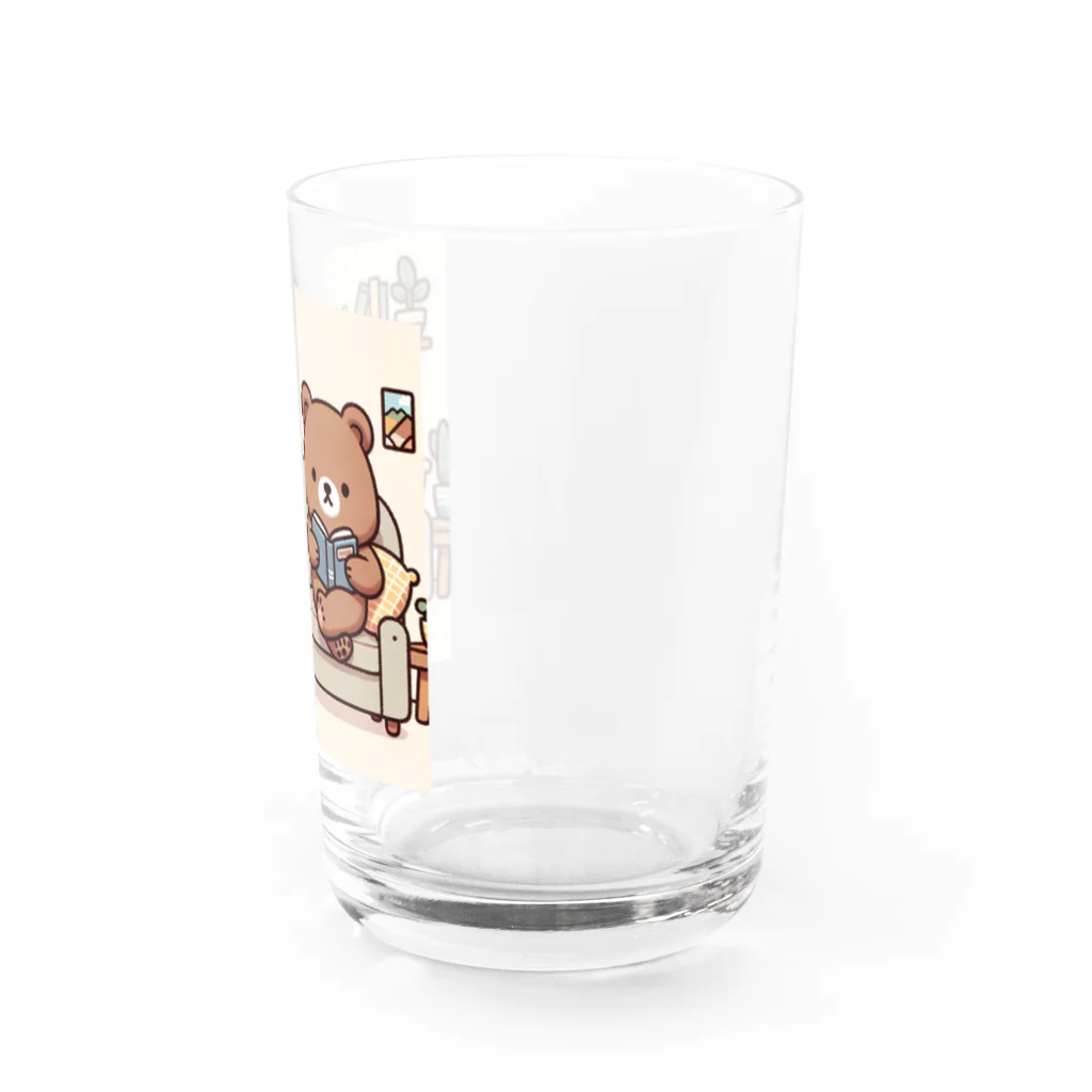 miketherockのゆるゆる休日Tシャツ Water Glass :right