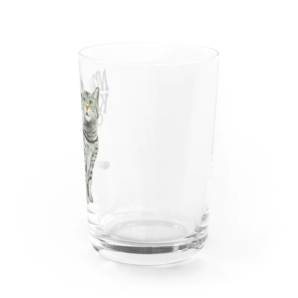 もっち（mocchi）のキジトラ猫ちゃん Water Glass :right