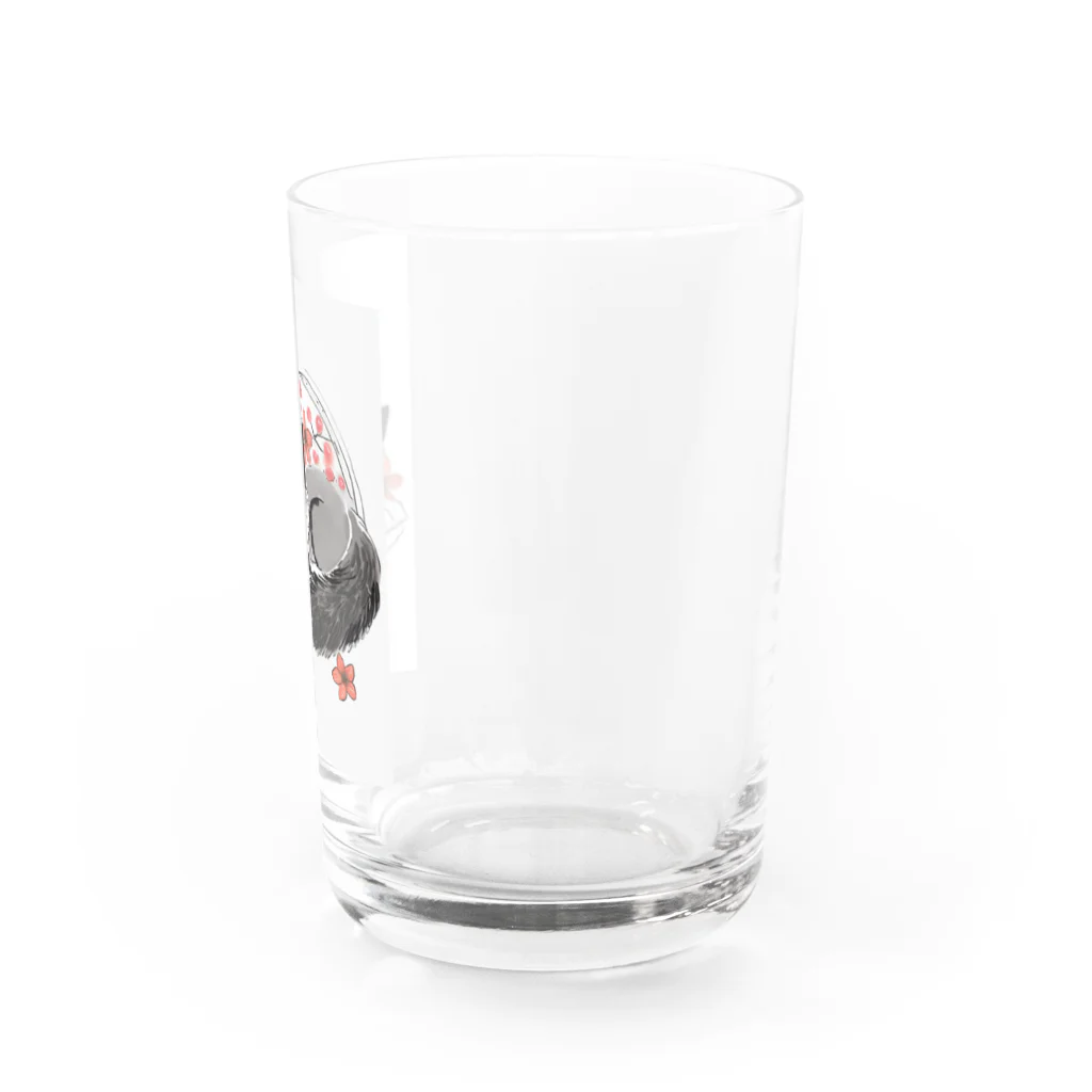 Shihiroの桜と銀ぎつね Water Glass :right