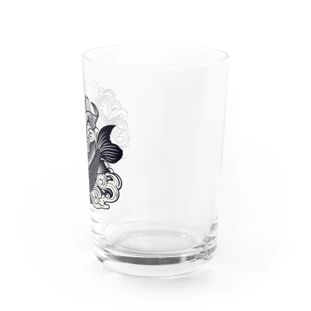 SADOM graphicsの二匹の鯉 Water Glass :right