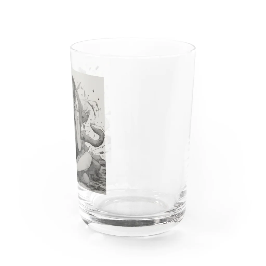 acnechickenショップの無能、無気力、敗北 Water Glass :right