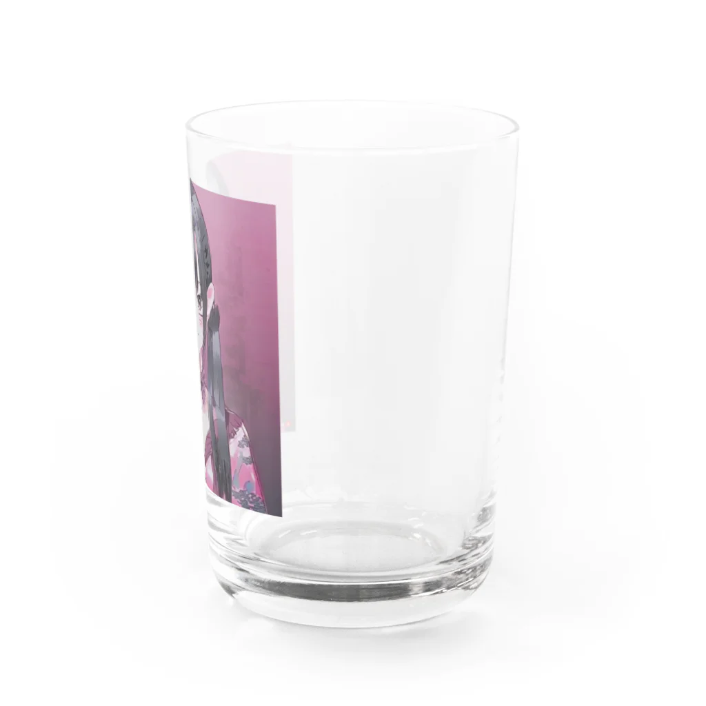 hamusutaroのツインテール女の子 Water Glass :right