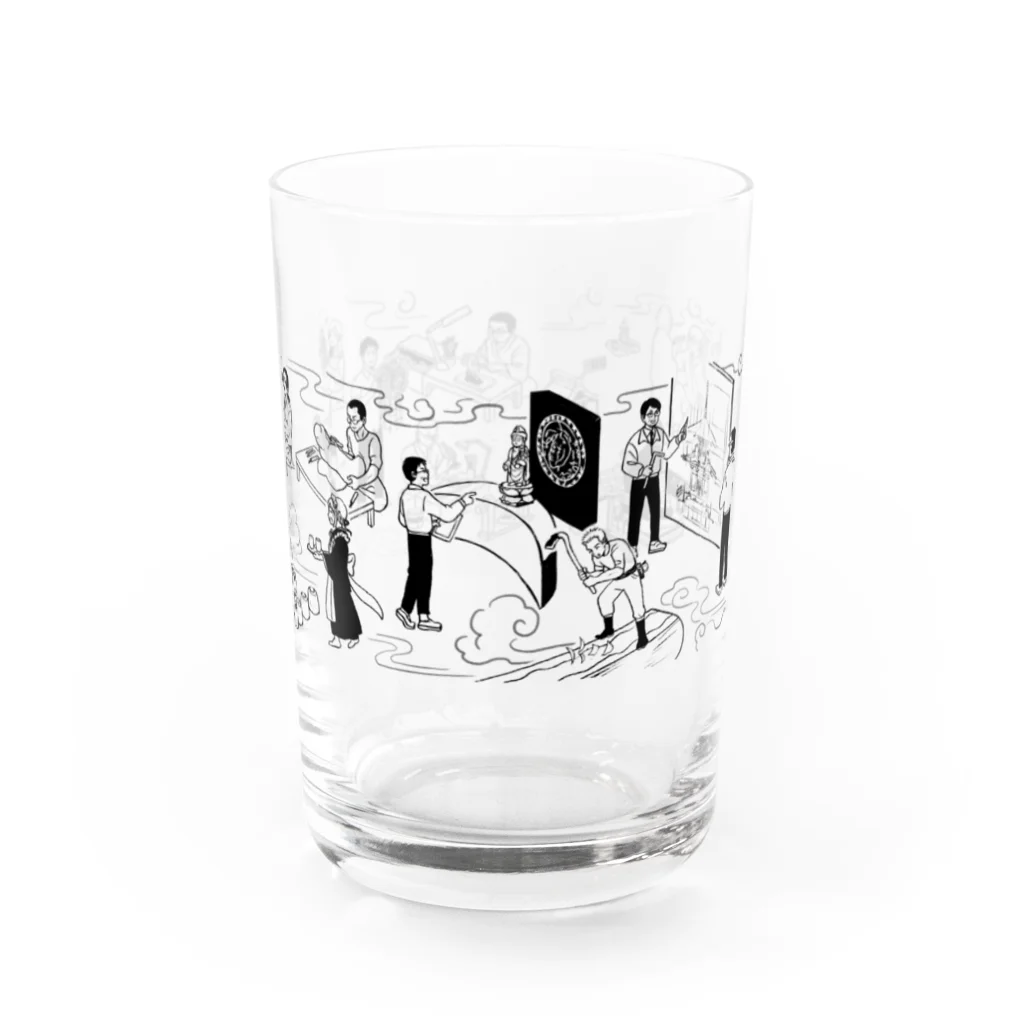 くーたん🌏śūnyatāの佛佛部職人尽絵 Water Glass :right