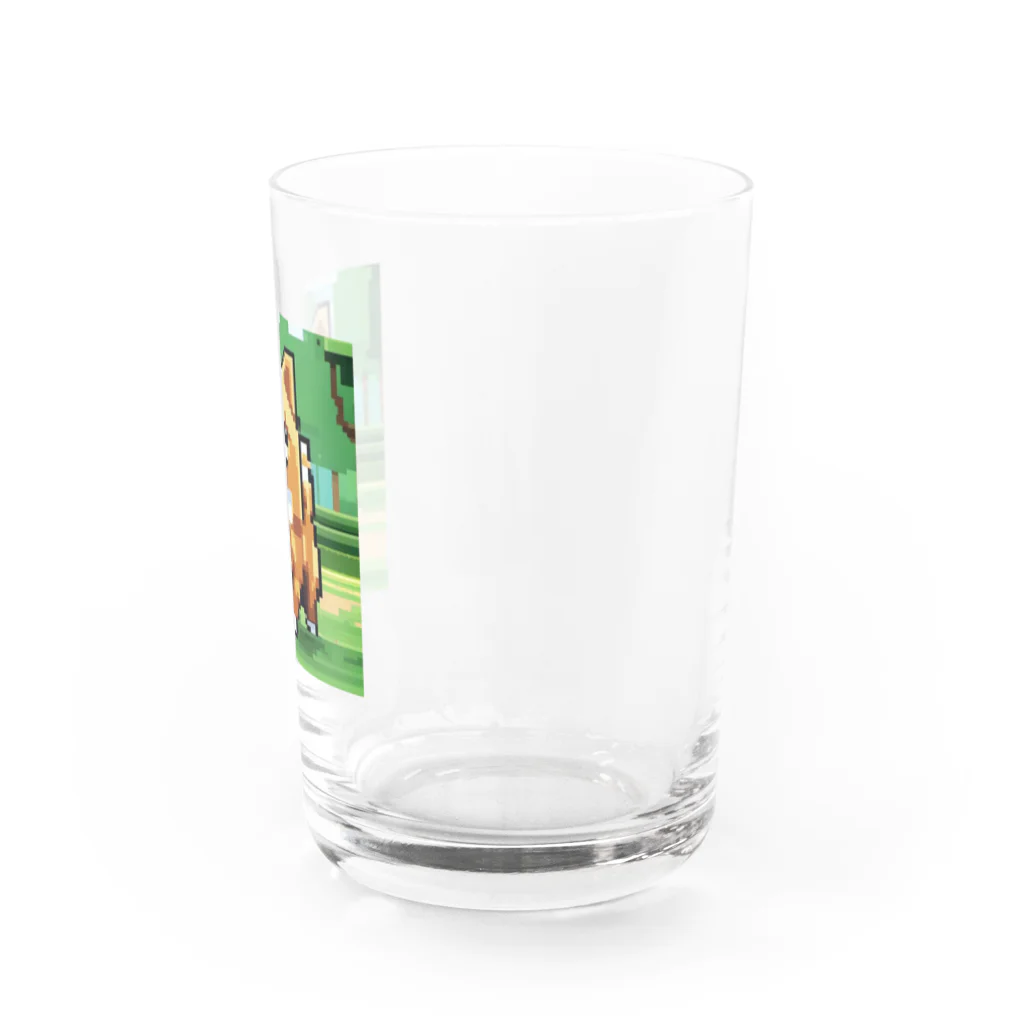 SHOP かわいいやのポメラニアン（ドット） Water Glass :right