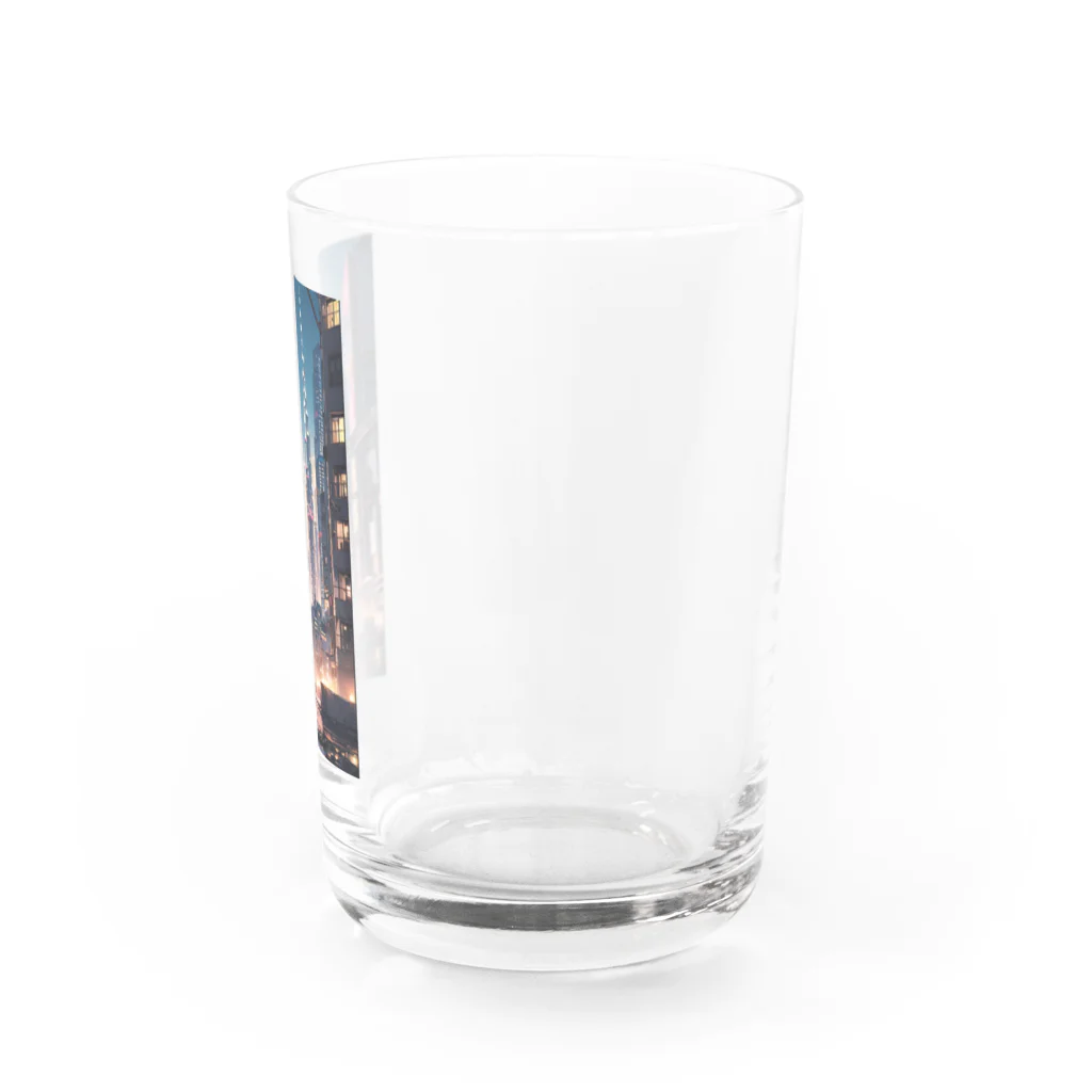 AI職人👨‍🏭のAI「ディストピアに希望の光」 Water Glass :right