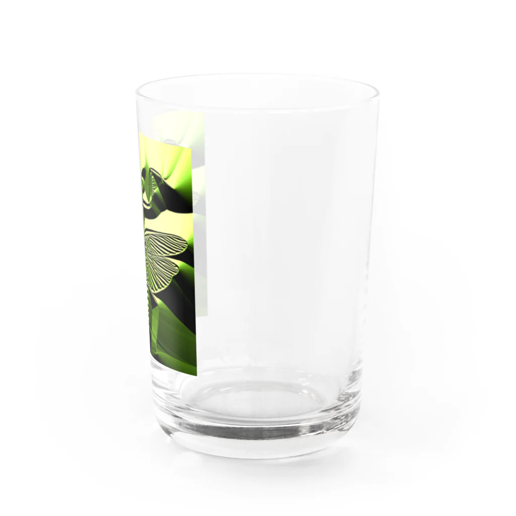 t44のグラフィティ ハラビロカマキリ Water Glass :right