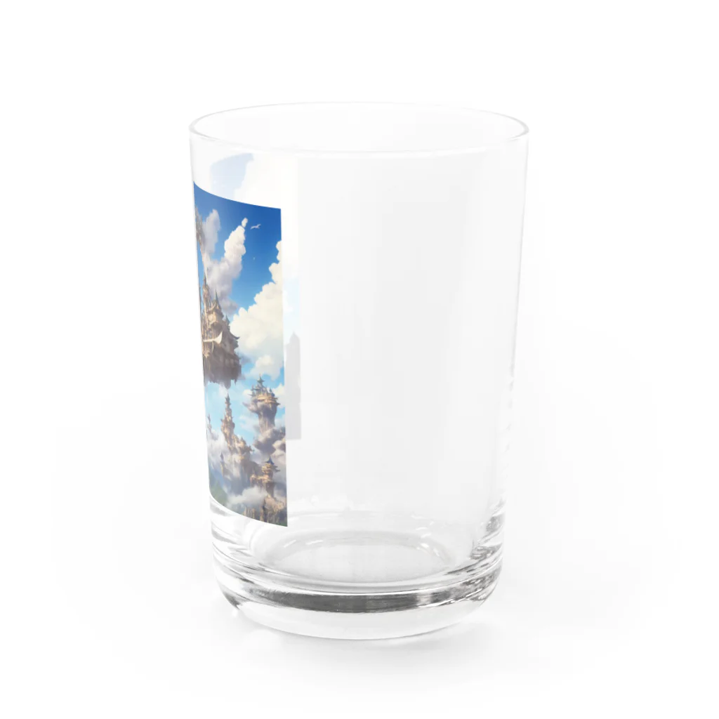 SetsunaAIの空に浮かぶ島のファンタジーグッズ Water Glass :right