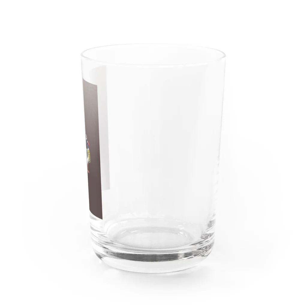 PALA's SHOP　cool、シュール、古風、和風、の伝説上の神話の鳥　■ Water Glass :right