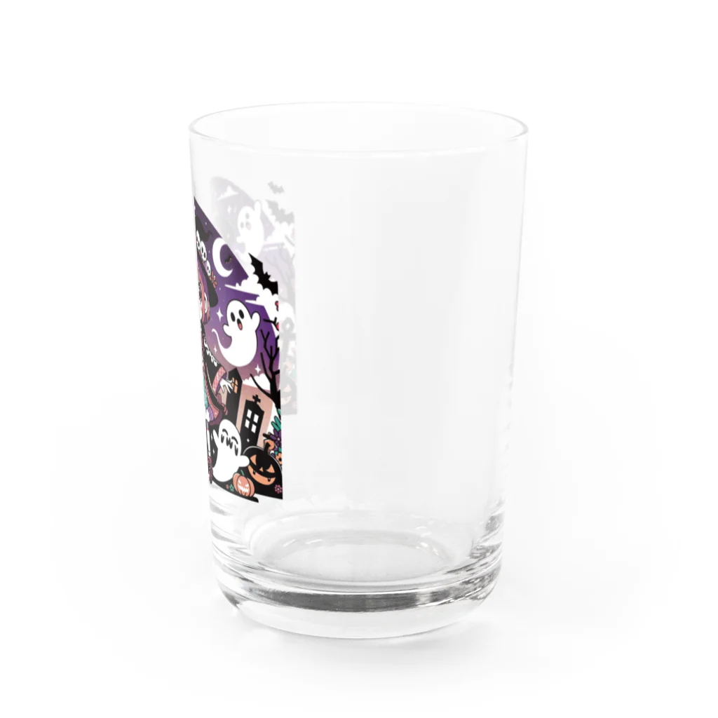 ArtifyGoodsのハロウィンの魔法少女 Water Glass :right