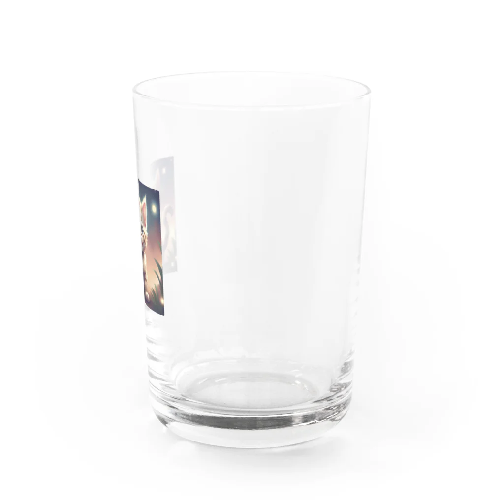 オタカラ館の笑顔の子猫グッズ Water Glass :right
