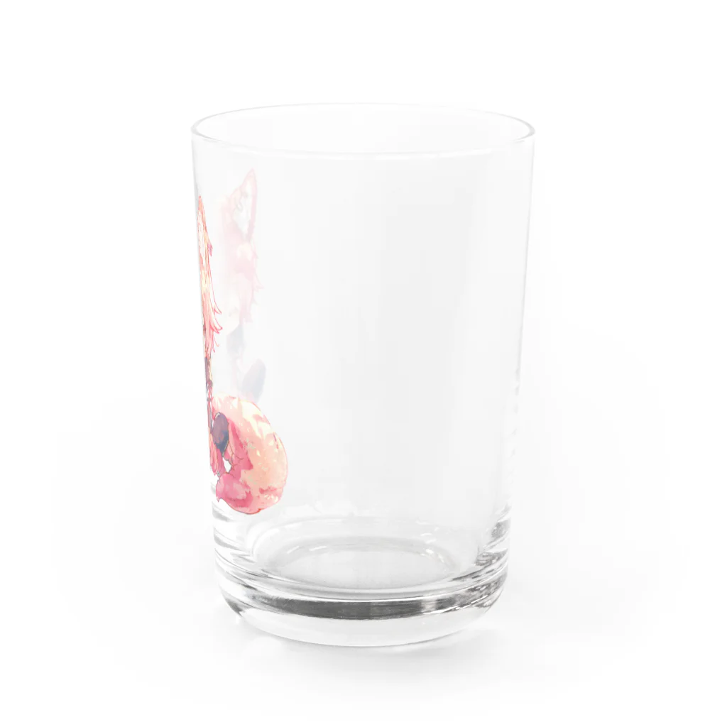 綺葉リトのケモミミぷち綺葉 Water Glass :right