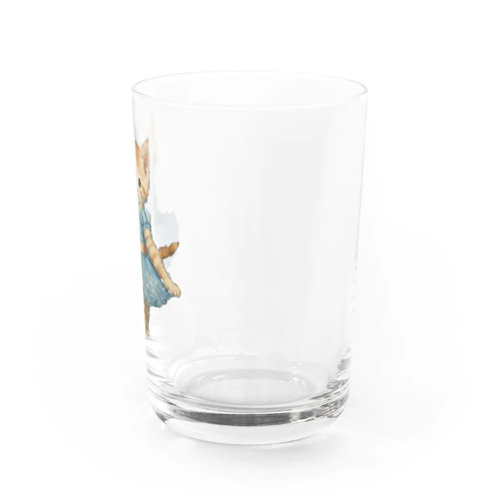 ハッピー・ディライト・ストアのバレリーナの子猫 Water Glass :right