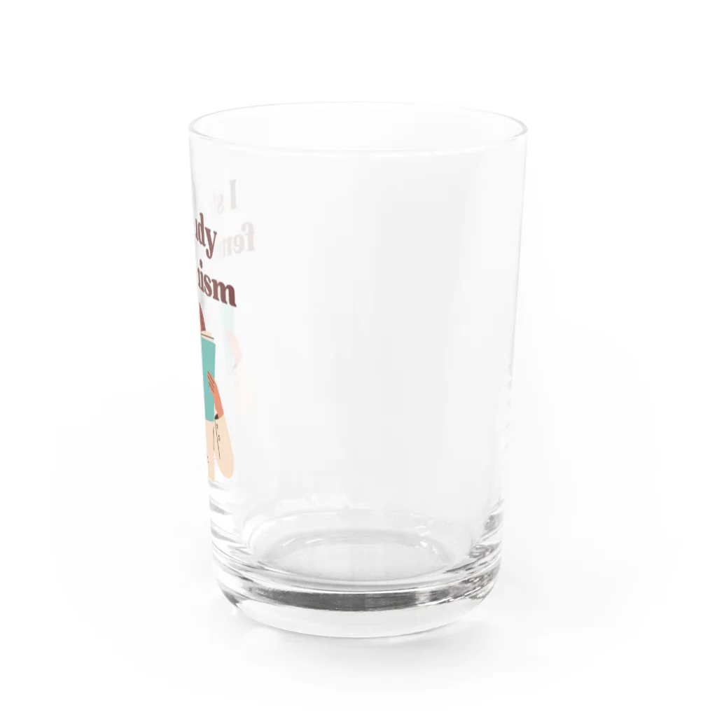 GG Voice & ActionのI study feminism Water Glass :right