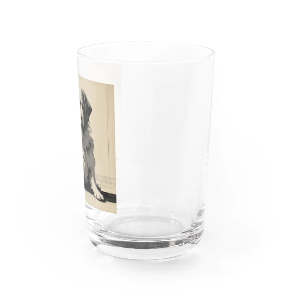 底辺の底辺好きな事を気ままに…。の帰りを待つ愛犬 Water Glass :right