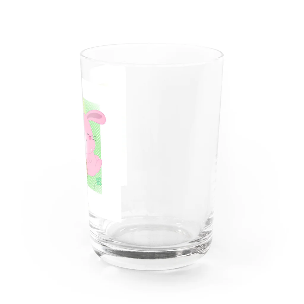 MONACAのお昼寝 うさぎとリス Water Glass :right