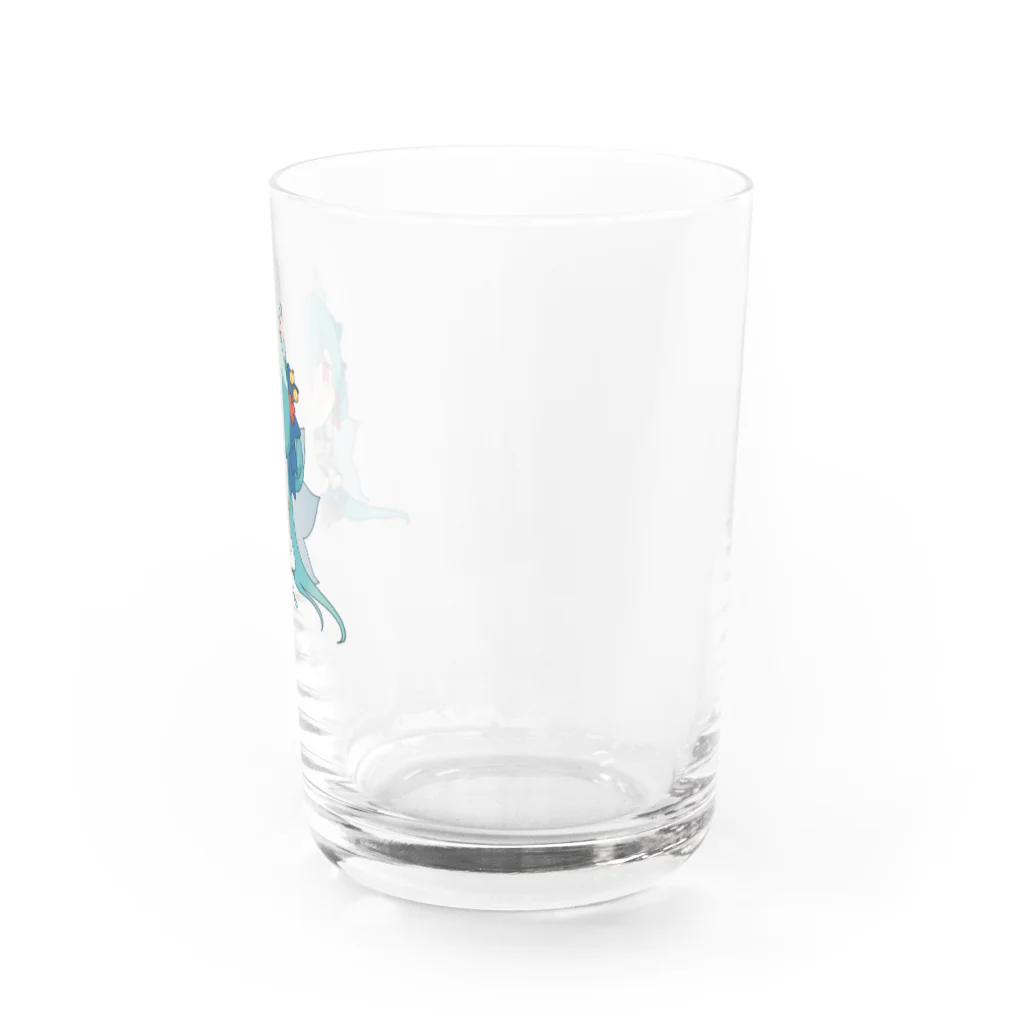 えび天処出張版のまちぼうけおおかみグラス Water Glass :right