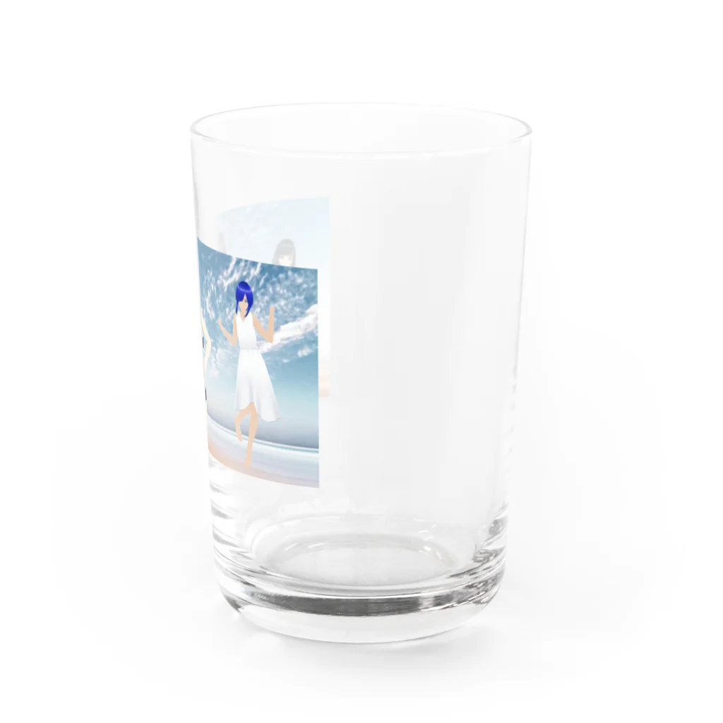 nanaozakaの三人娘のグッズ Water Glass :right