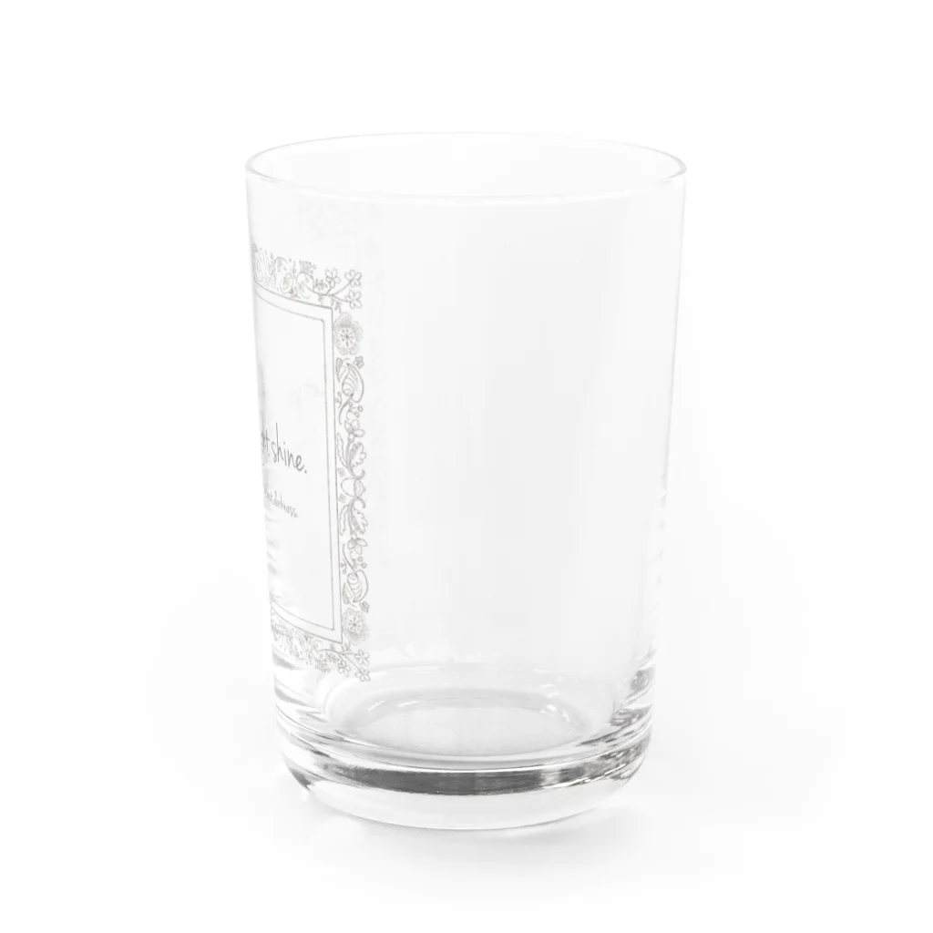 うずら舎のボタニカルフレーム Water Glass :right