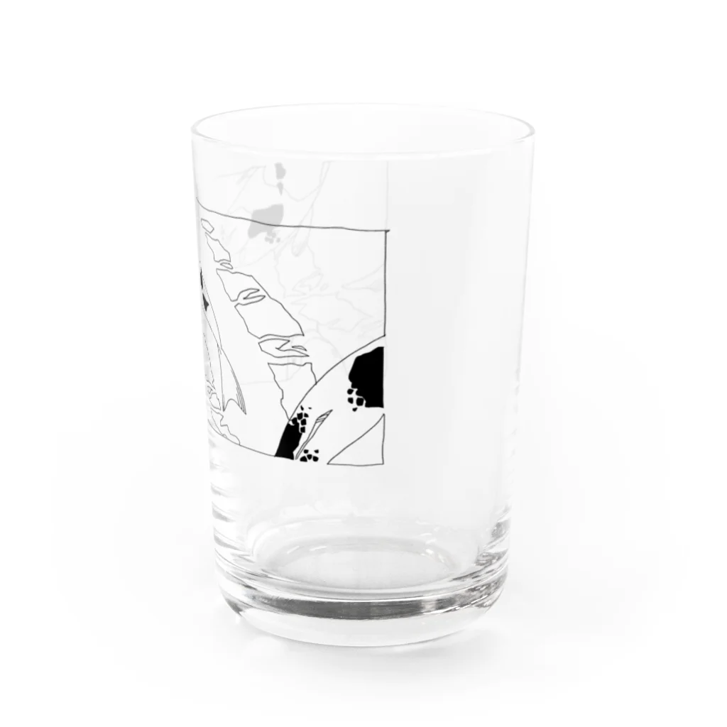 るるる自動車の錦鯉1 Water Glass :right