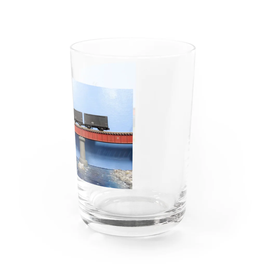 鉄道模型LIFEを楽しもうの鉄橋ジオラマグッズ Water Glass :right