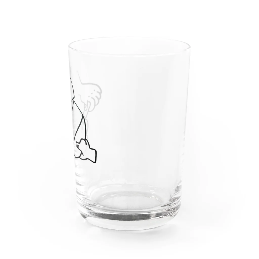 お店の名前考え中の憧れのラクレットチーズ Water Glass :right