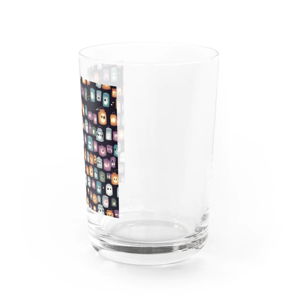 hirooo6432の店の提灯おばけ Water Glass :right