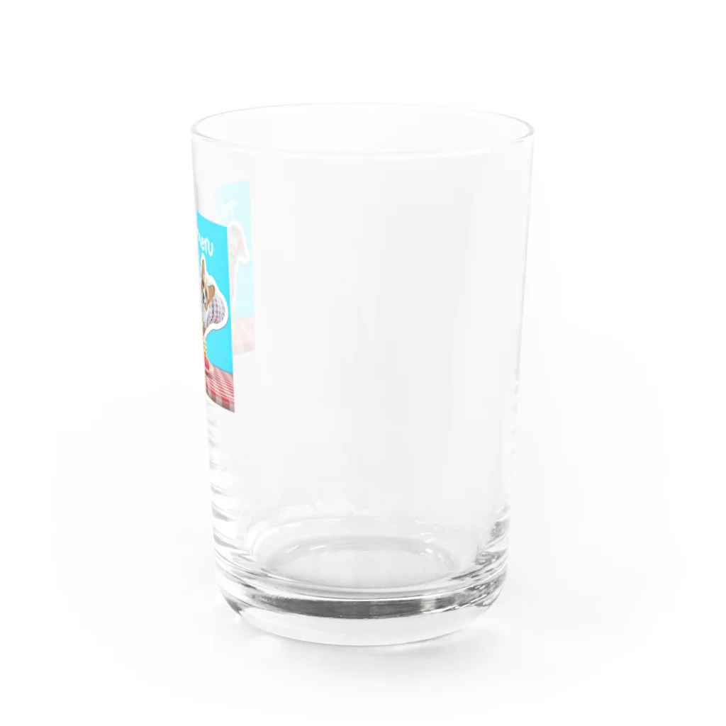 コーギーブレッド（もこもこーぎー）のmerupal Water Glass :right