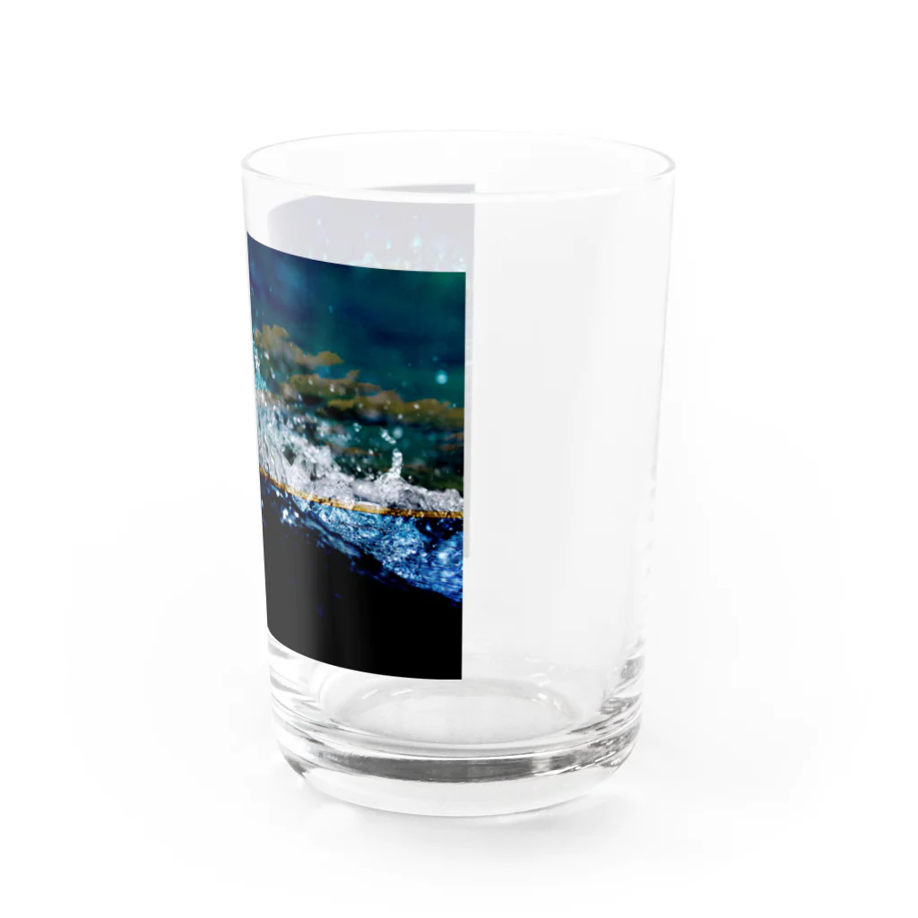 water art shop IGARASHIYAのセルリアンブルーの果てに Water Glass :right