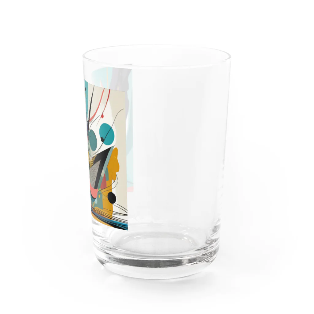 のんびりアート工房のガラクタアート風 Water Glass :right