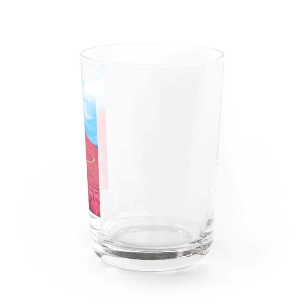 うずなか　しいのコキアの丘 Water Glass :right